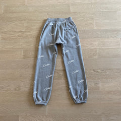 corteiz grey joggers