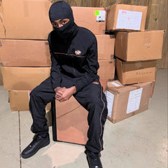 Syna Team Pipe Tracksuit Black/Rose Gold