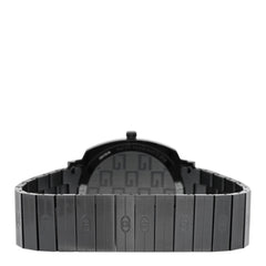 PVD Stainless Steel 38mm Grip Quartz Watch Black