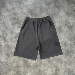Mertra Crosshatch Shorts Dark Grey
