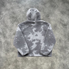 Mertra Lambswool Pullover Hoodie Grey