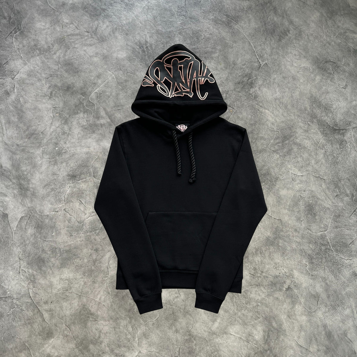 Syna Linen Tracksuit Black/Rose Gold