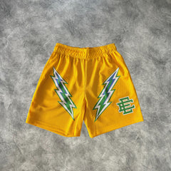 Eric Emanuel Bolt Shorts Yellow/Green