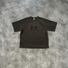 Mertra Mesh Double Layer T-Shirt Green