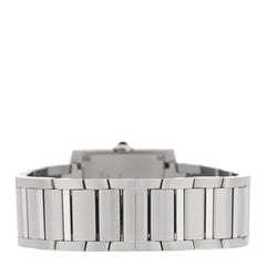 Stainless Steel 27mm Tank Francaise Quartz Watch