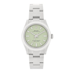 Stainless Steel 31mm Oyster Perpetual Watch Pistachio 277200