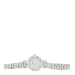 18K White Gold Diamond Pave 16mm Faubourg Quartz Watch