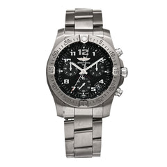 Titanium 43mm Chronospace Evo B60 Chronograph Quartz Watch Black EB6010