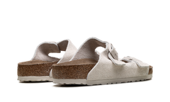 ARIZONA SOFT FOOTBED Suede Leather - Antique White 1024554