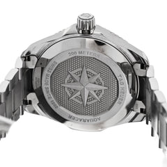 Stainless Steel 40mm Aquaracer Professional 200 Solargraph Automatic Watch Red WBP2114
