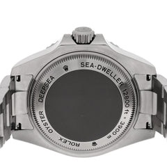 Stainless Steel 44mm Oyster Perpetual Date Sea-Dweller Deepsea Watch Black 116660