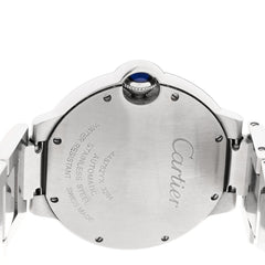 Stainless Steel Diamond Bezel 36mm Ballon Bleu De Cartier Automatic Watch