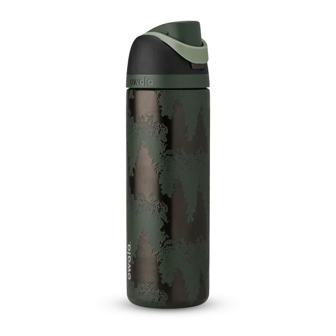 Owala Merry Bright Spruce the Hall 24oz Stainless Steel FreeSip Water Bottle