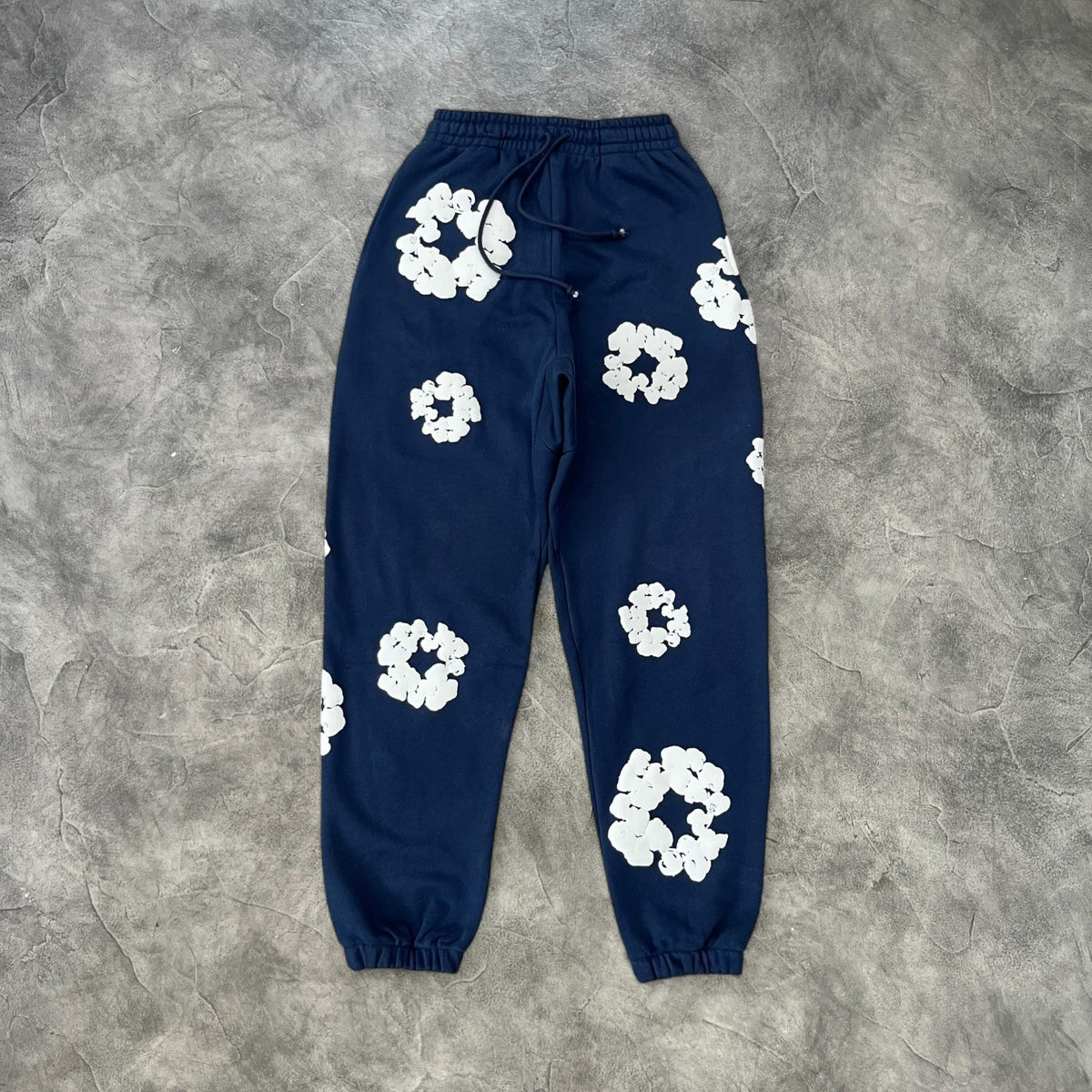 Denim Tears The Cotton Wreath Sweatpants Navy Blue