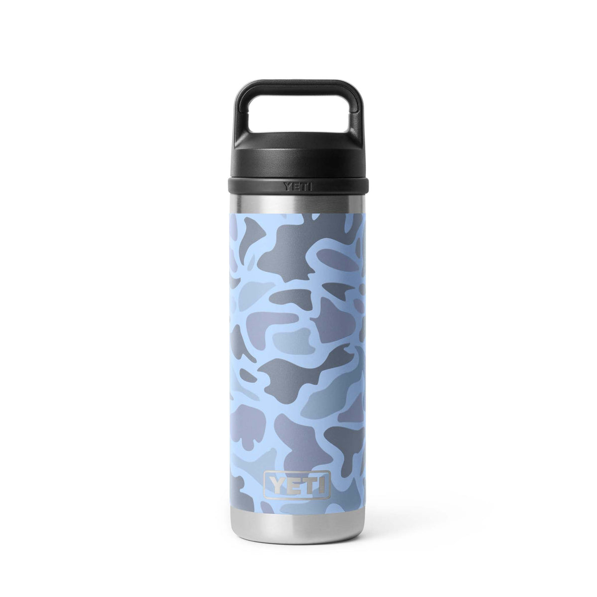YETI Blue Camo Rambler 18oz Chug Bottle