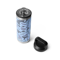 YETI Blue Camo Rambler 18oz Chug Bottle
