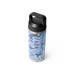 YETI Blue Camo Rambler 18oz Chug Bottle