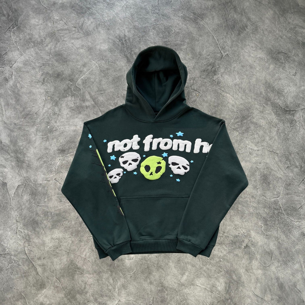 Broken Planet Glow-in-the-Dark Alien Hoodie