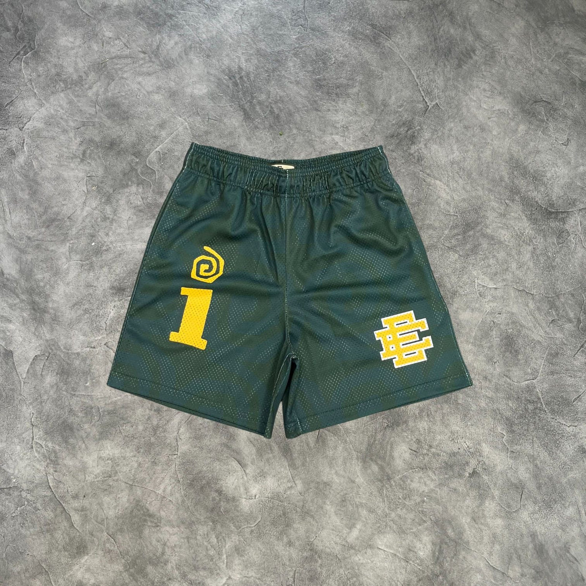 Eric Emanuel Question Mark Shorts Green