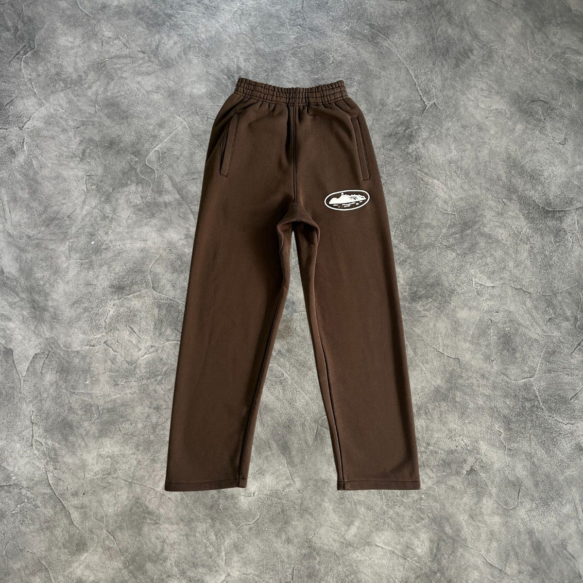 Corteiz Straight Sweatpants Brown