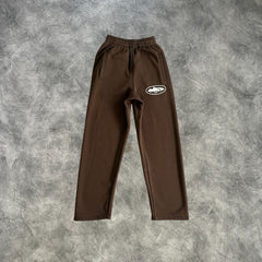 Corteiz Straight Sweatpants Brown