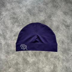 Mertra Sprinter Round Beanie Navy Blue