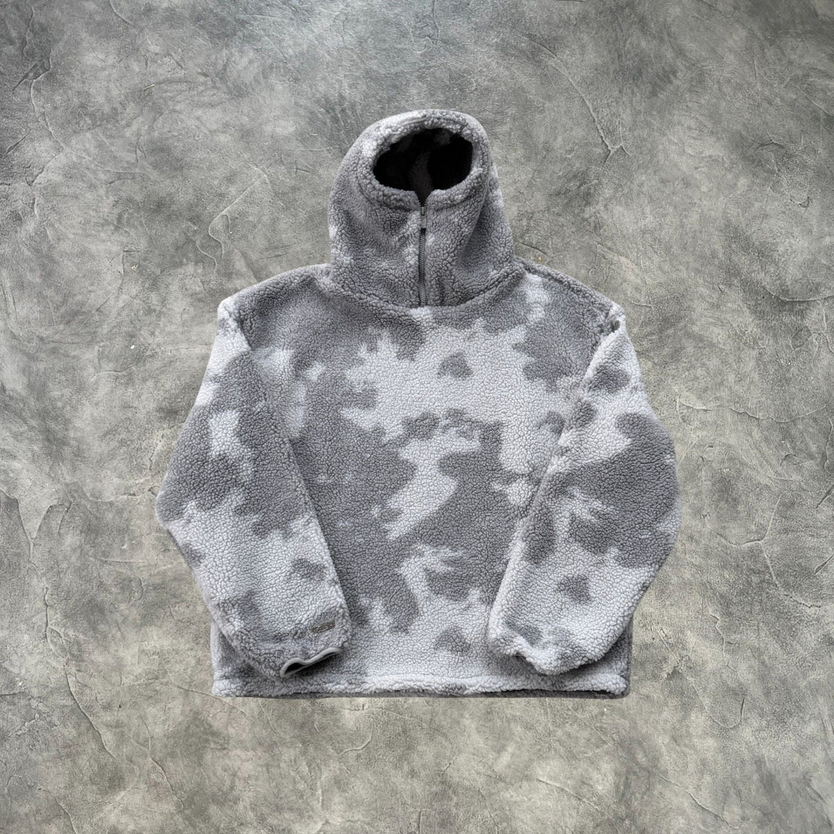 Mertra Lambswool Pullover Hoodie Grey