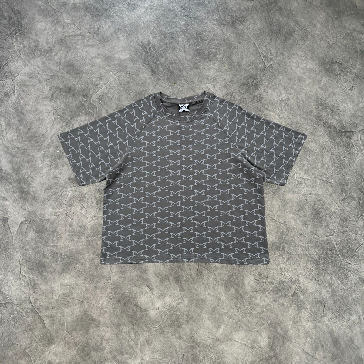 Mertra Full Printed T-Shirt Grey