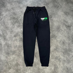Trapstar Chenille 2.0 Decoded Hooded Tracksuit Black/White/Green