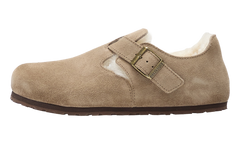 London Shearling Suede Leather Taupe - Narrow Fit 1028470