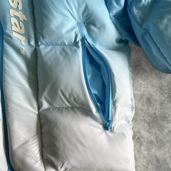 Trapstar Decoded Hooded Puffer Cashmere Blue Gradient