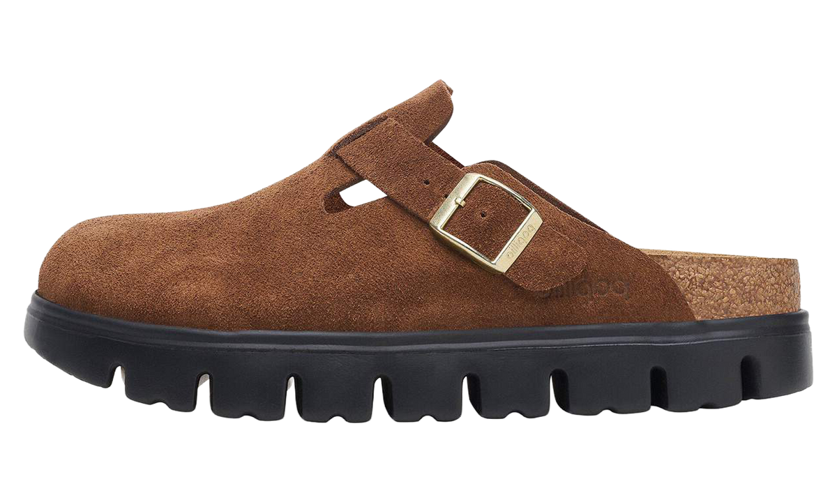 Boston Chunky Suede Leather Dark Tea Black 1028402