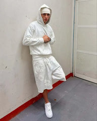 Denim Tears The Cotton Wreath Sweatshorts White