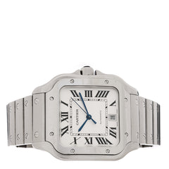 Stainless Steel 39.8mm Santos De Cartier Automatic Watch