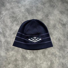 Mertra Warm Up Diamond Beanie Navy Blue