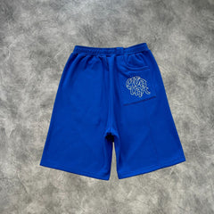 Mertra Basic Contrast Shorts Blue