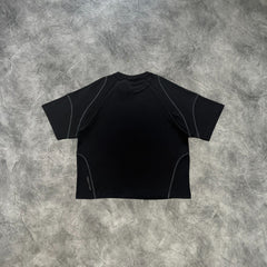 Mertra Stitched T-Shirt Black