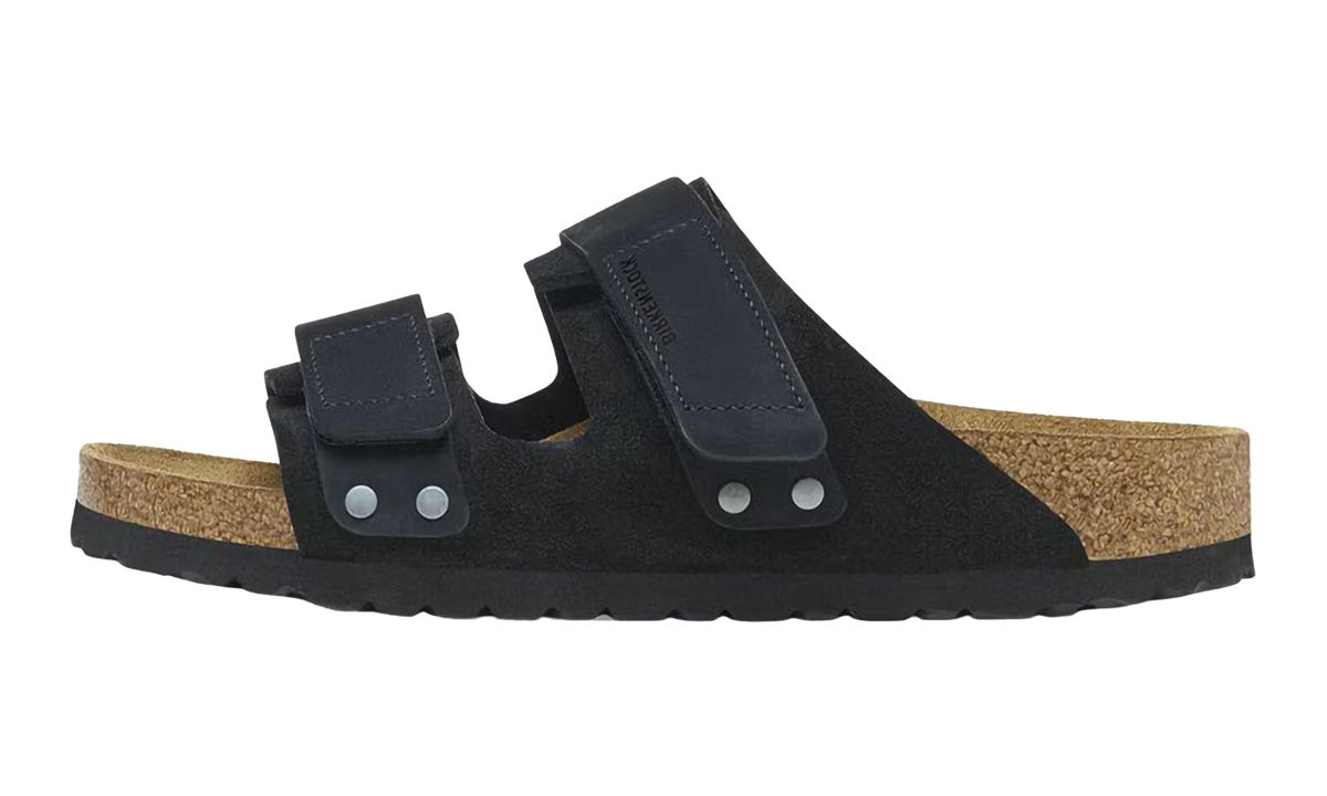 Uji Nubuck Suede Leather Black 1024810
