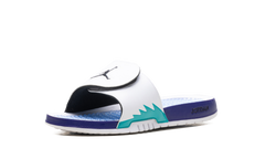 Jordan Hydro 5 Retro Slide White New Emerald Grape Ice Black 555501 103