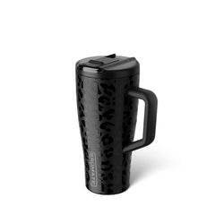 Brumate 30oz Era Flip Handled Tumbler in Onyx Leopard