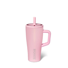 Brumate 20oz Era Handled Tumbler in Petal Pink Shimmer