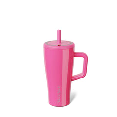Brumate 20oz Era Handled Tumbler in Neon Pink