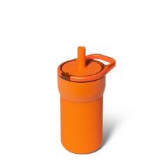 Brumate 12oz Kid's Leap Straw Tumbler in Clementine