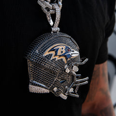 Giant Baltimore Ravens Official NFL Helmet Pendant