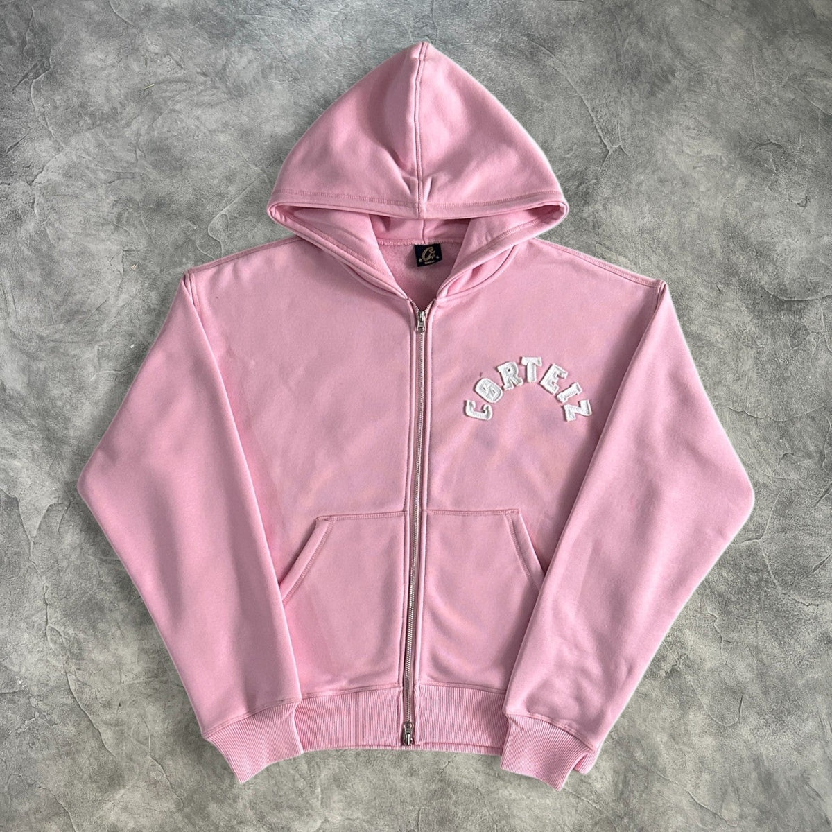 Corteiz Letters Hoodie Pink