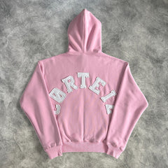 Corteiz Letters Hoodie Pink