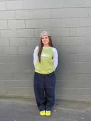 Corteiz Alcatraz Raglan Long Sleeves T-Shirt Green