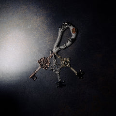 GLD X Bloody Osiris Iced Carabiner + Key Clip On Bundle