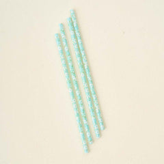 Daisy Craze Aqua 40oz Straw Set