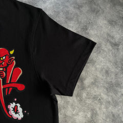 Syna Red Devil T-Shirt Black